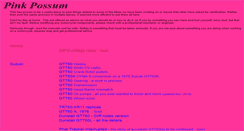 Desktop Screenshot of pinkpossum.com