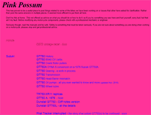 Tablet Screenshot of pinkpossum.com
